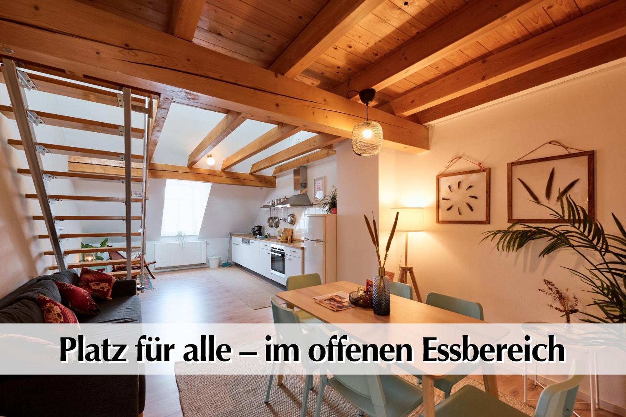 Helle 72Qm Maisonette Wohnung Im Herzen Erfurts Mit Kingsize Bett, Smart-Tv, Etc Extérieur photo