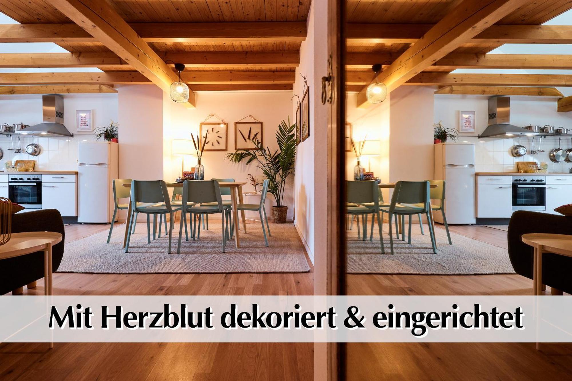 Helle 72Qm Maisonette Wohnung Im Herzen Erfurts Mit Kingsize Bett, Smart-Tv, Etc Extérieur photo